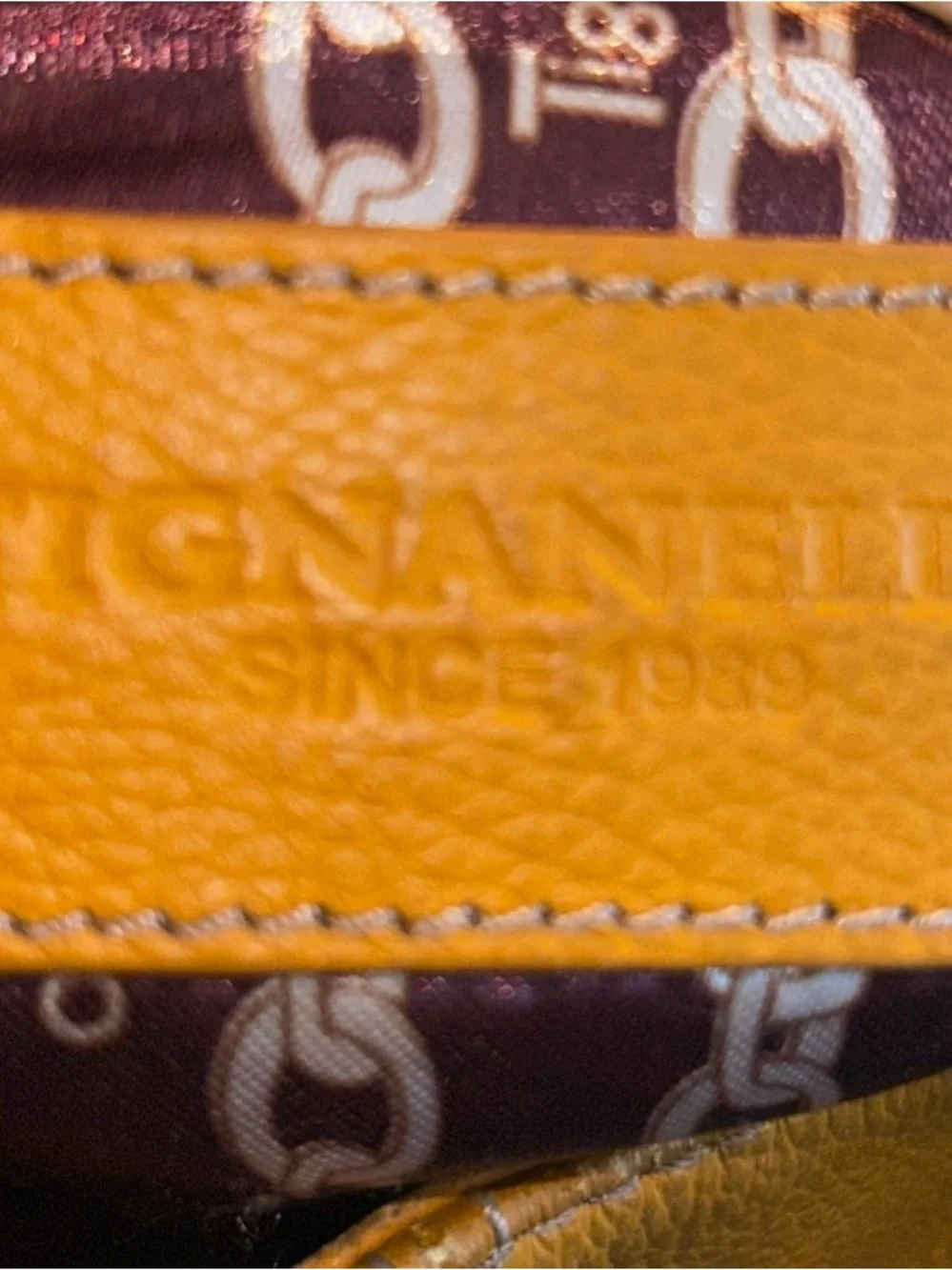 Tignanello leather satchel